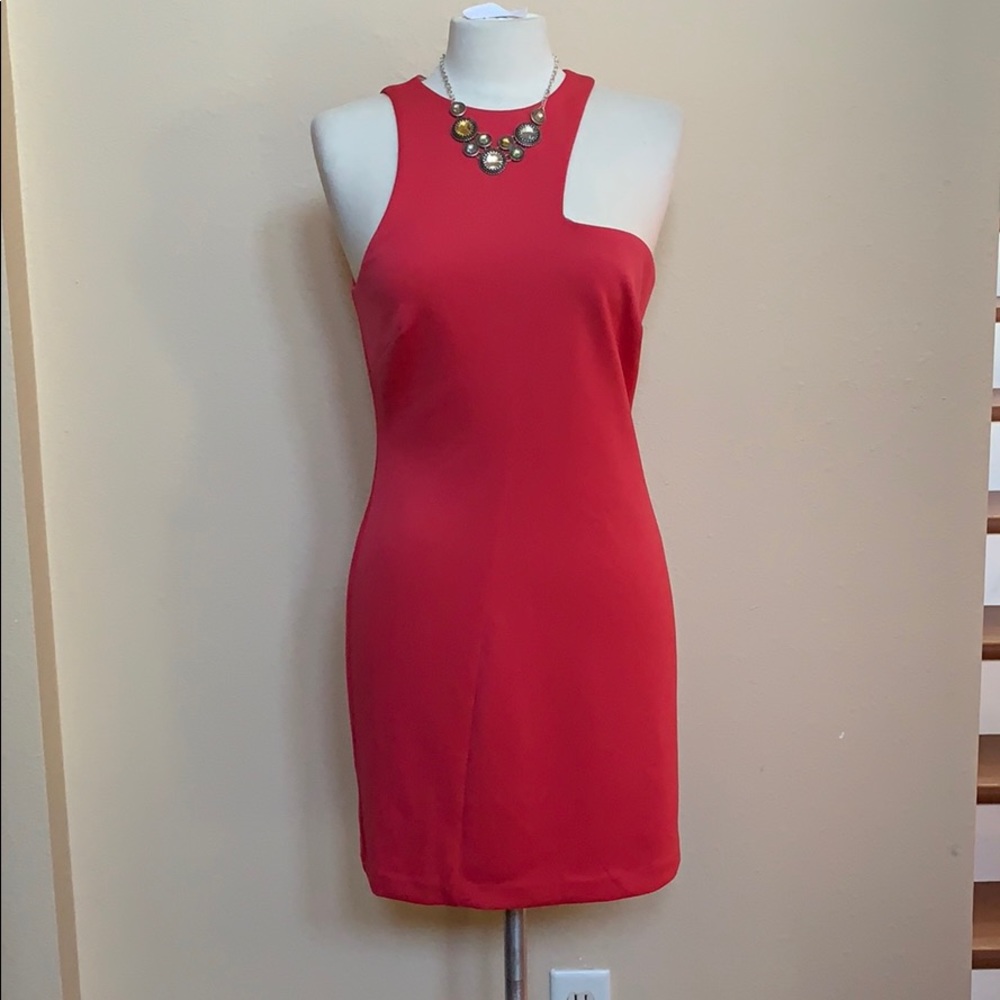 ❣️ HALSTON HERITAGE mini cut out dress